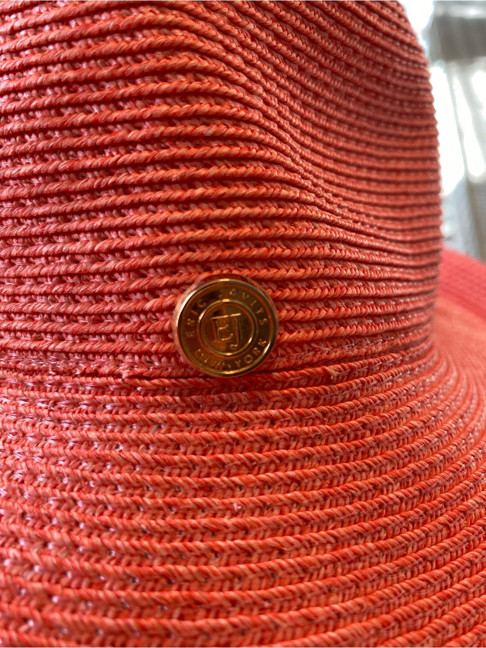 Eric Javits New York Squishee Coral Beach Sun Hat - Picture 2 of 5